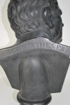 19th century plaster library bust