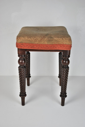 19th century mahogany stool