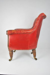 George IV mahogany library armchair