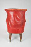 George IV mahogany library armchair