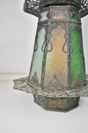 Extra large verdigris Moroccan lantern