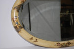Chinoiserie oval wall mirror, circa 1930's