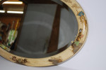 Chinoiserie oval wall mirror, circa 1930's