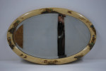 Chinoiserie oval wall mirror, circa 1930's
