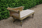 19th century, George IV chaise lounge in the original print