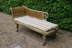19th century, George IV chaise lounge in the original print