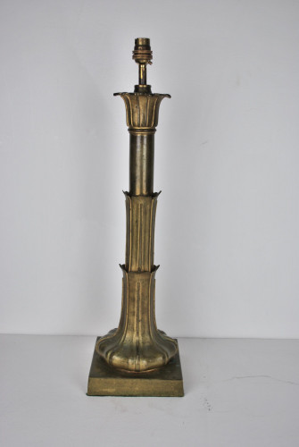 19th century lamp base stamped 'Hinks'