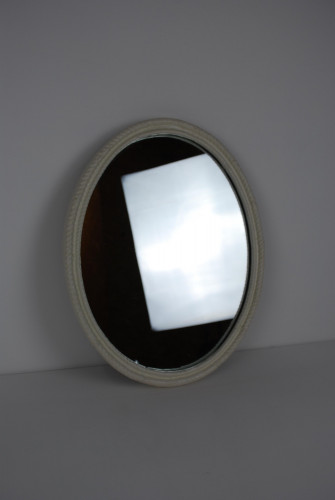 x2 Regency oval gilt wall mirrors