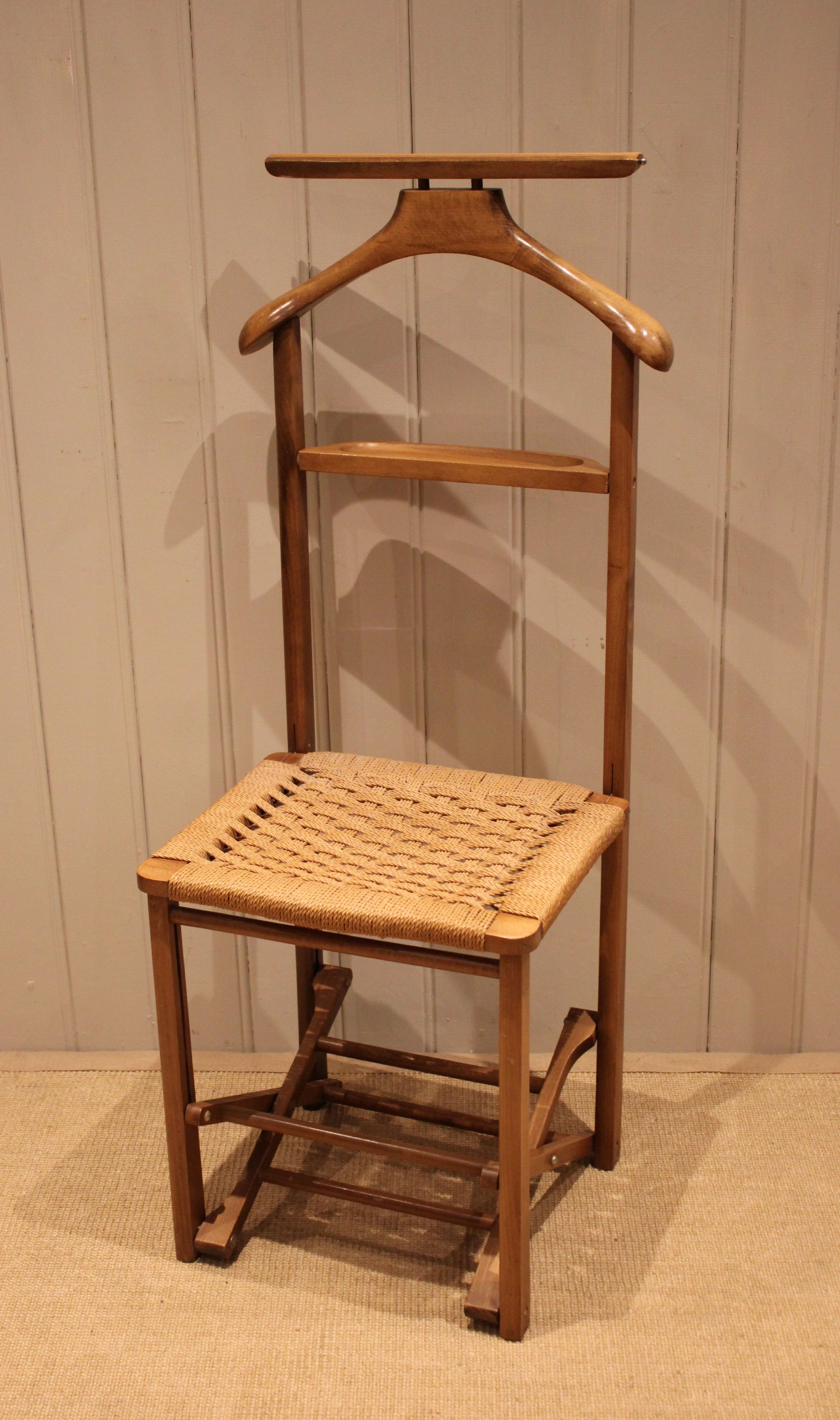 Beech Chair & Valet Stand