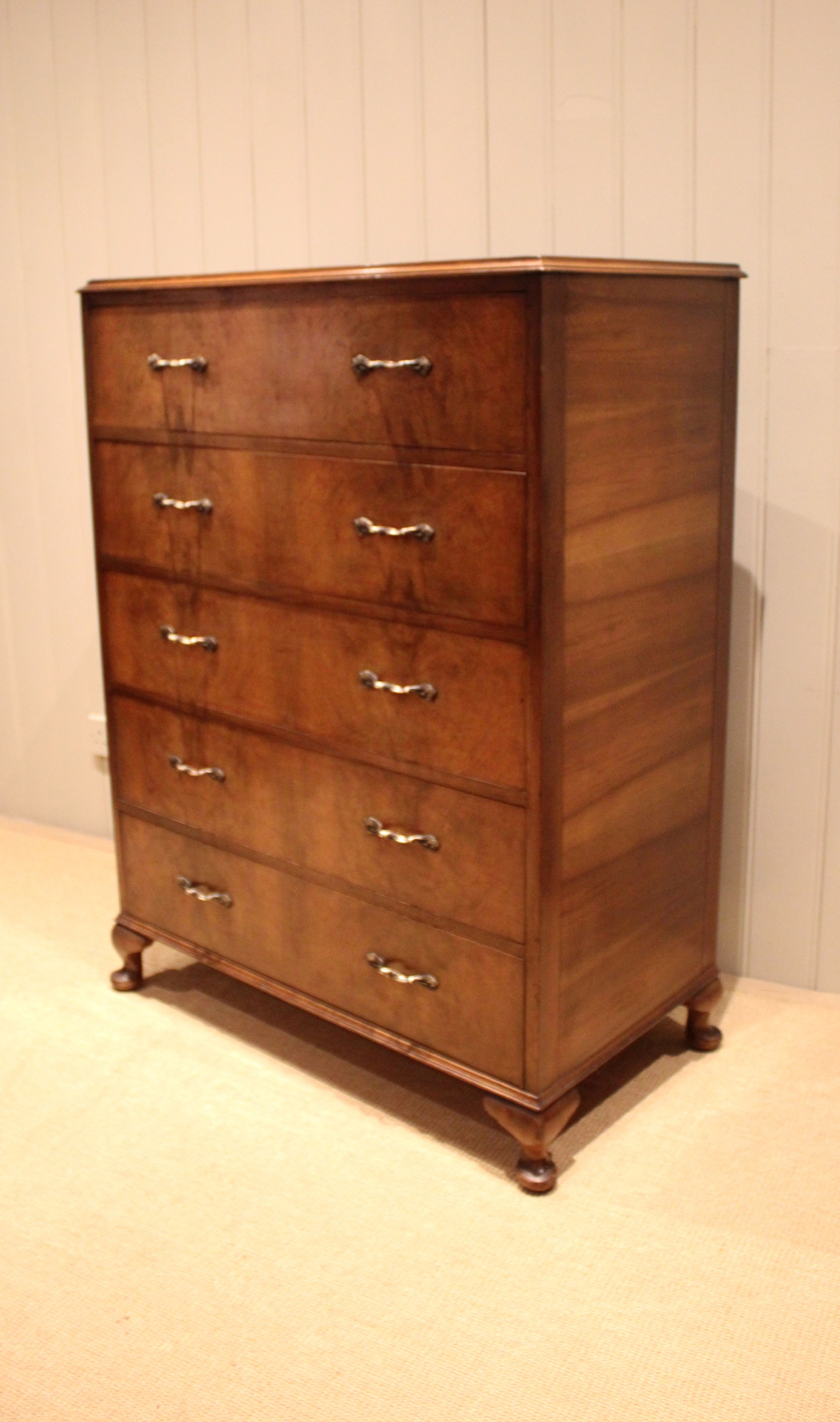 Walnut Chest Of Drawers