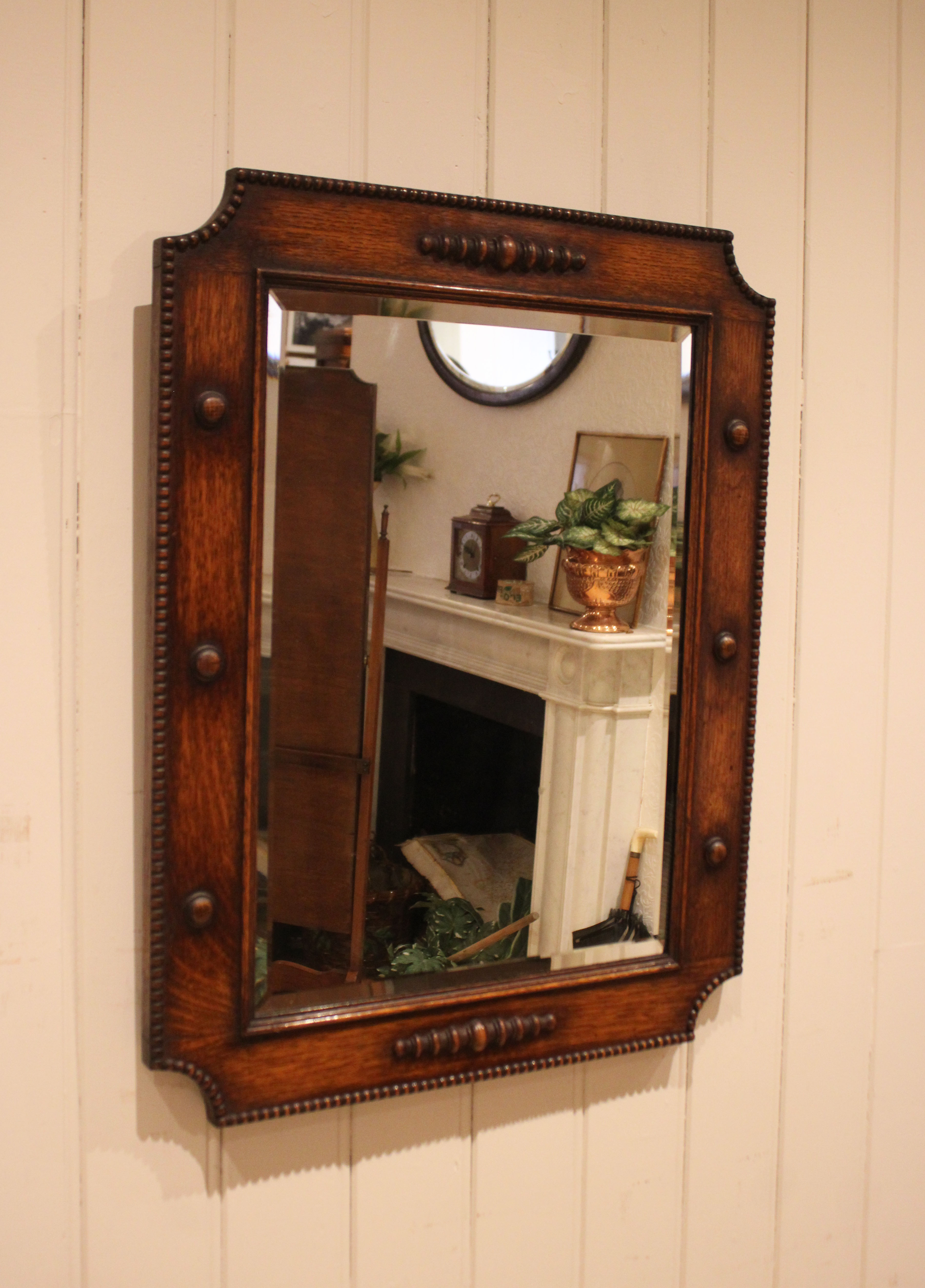 Oak Rectangular Wall Mirror