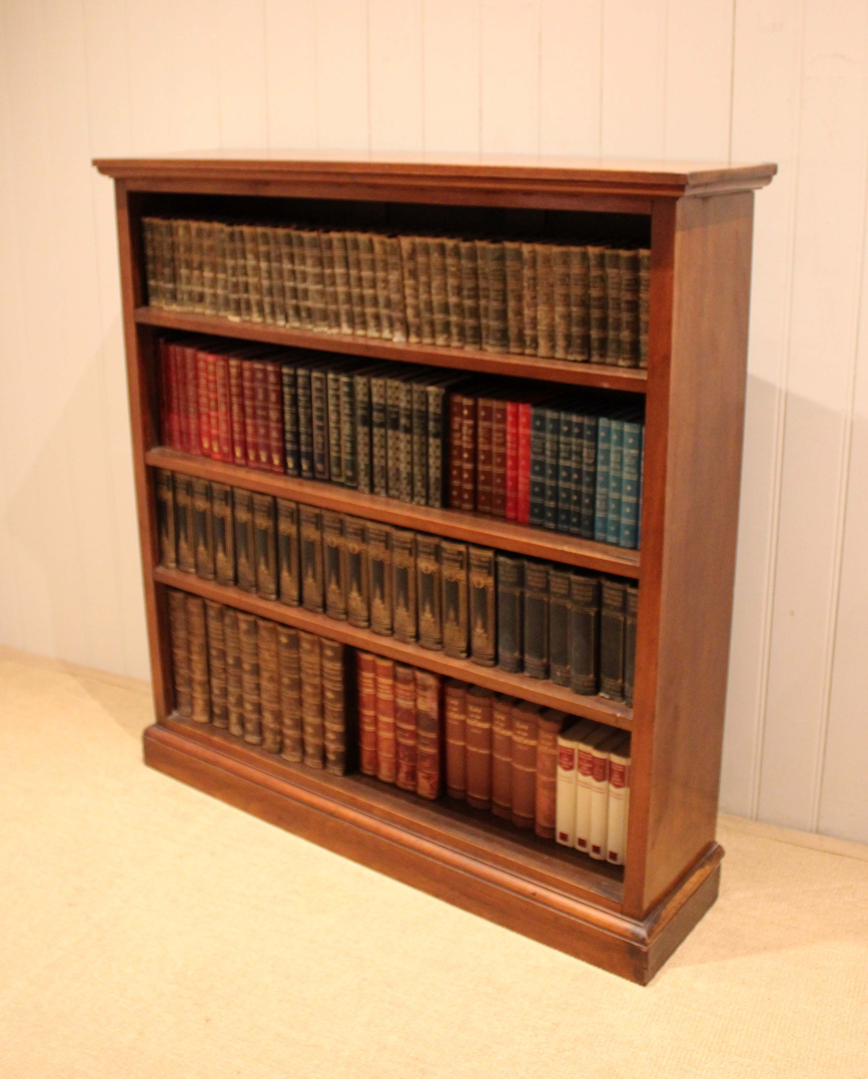 Walnut Open Bookcase