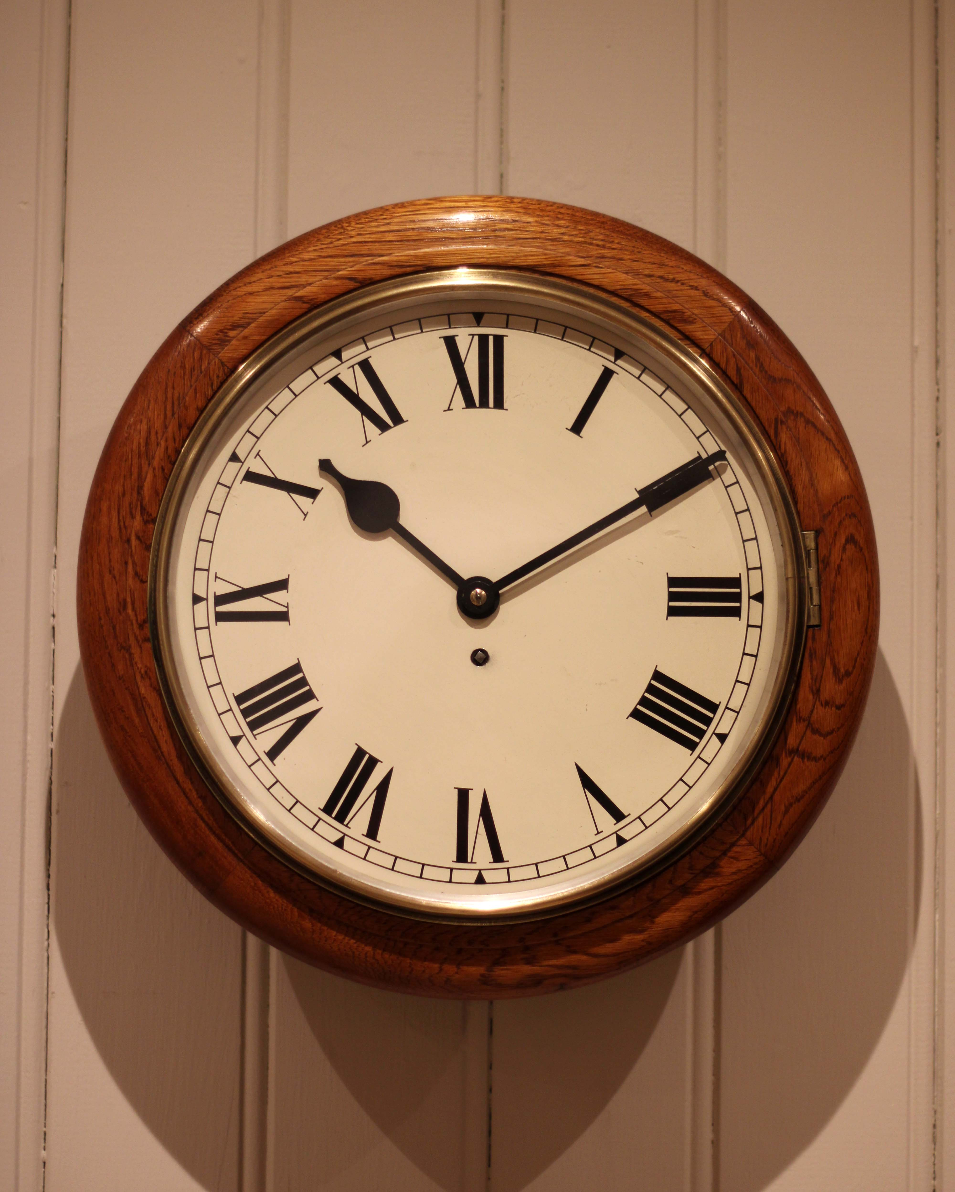 Early 20th century Oak Dial Clock
