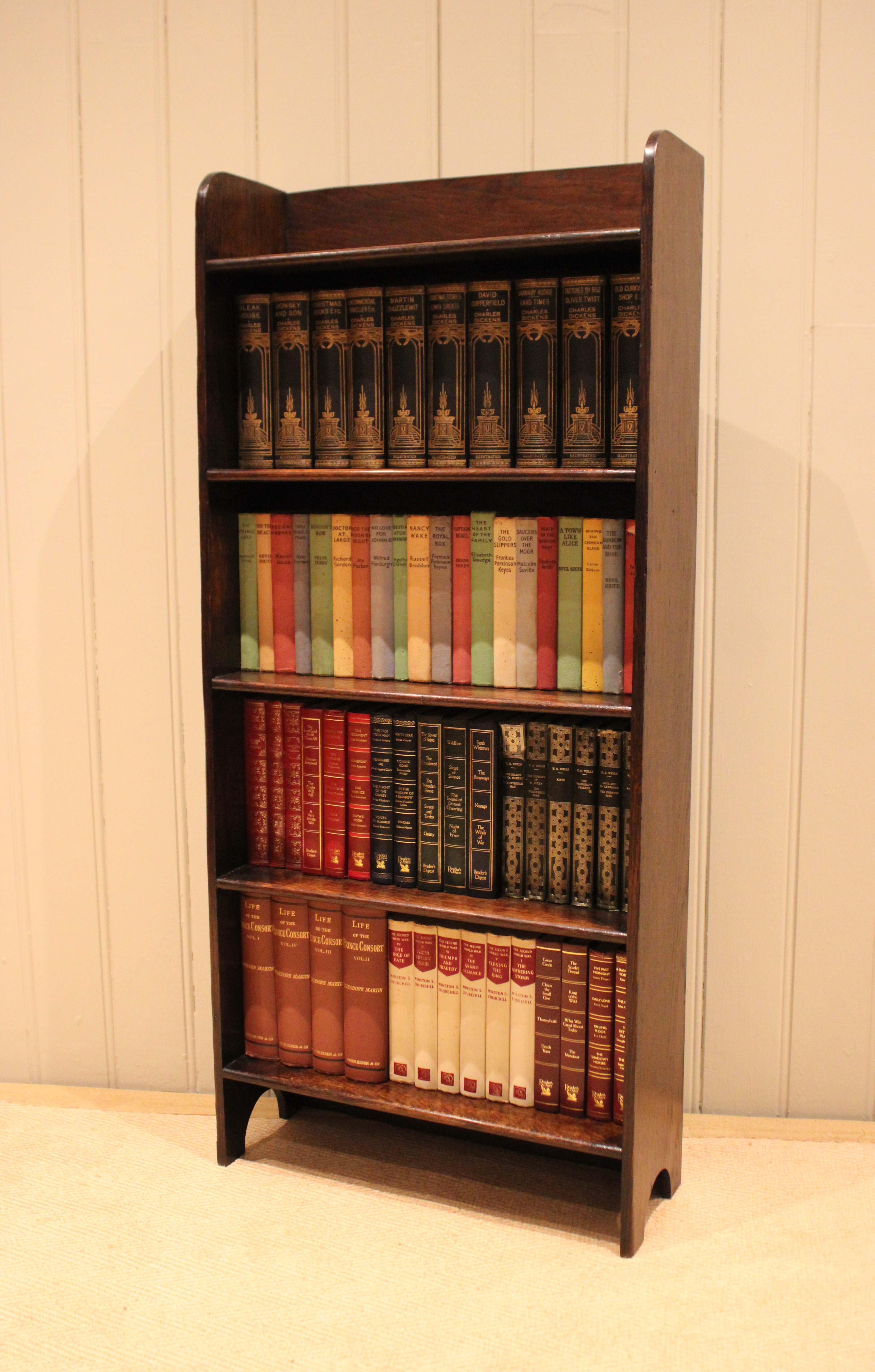 Oak Open Bookcase