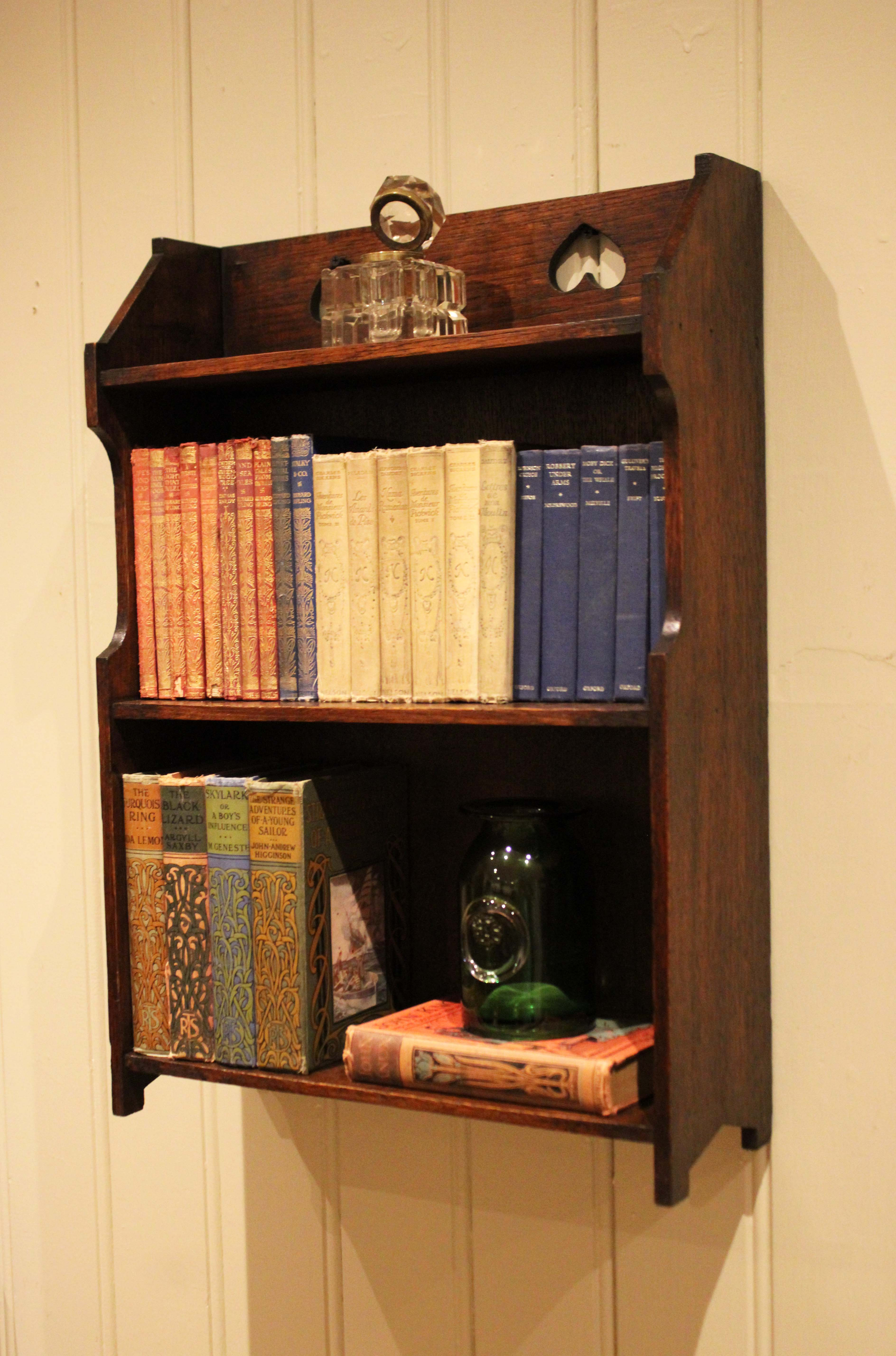 Arts & Crafts Oak Wall Shelves